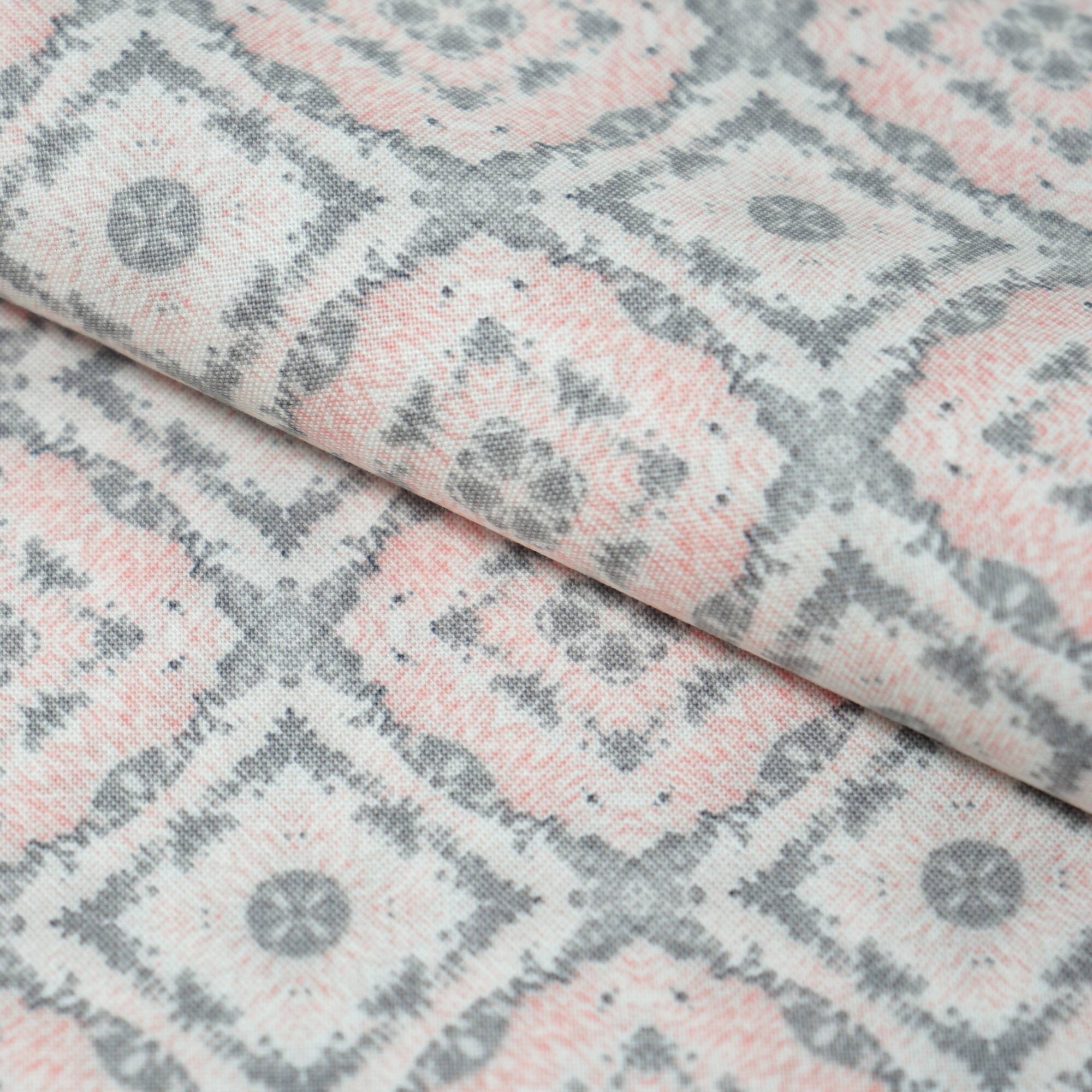 SINGER Pink Kaleidoscope Cotton Fabric